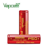 Акумулятор Vapcell P50 INR 21700 5000mah 15A/25A