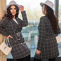 Пальто жіноче кашемір із вовною (50-56) (3кв) "LARA-2" недорого від прямого постачальника