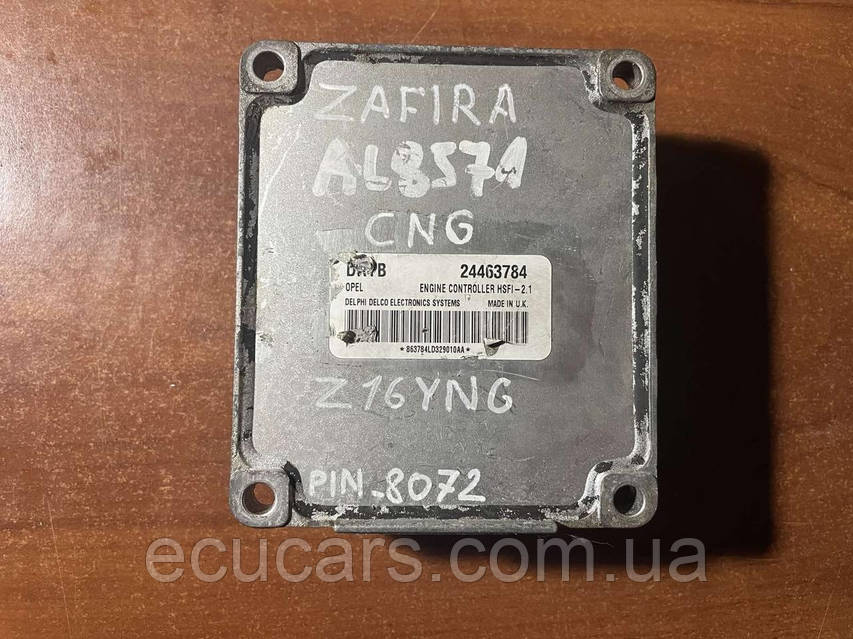 JBOY16ページ 24463784 FABM Z16YNG Блок управления двигателя Opel Zafira A (1.6