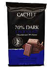 Бельгійський шоколад Premium Cachet Dark Chocolate 70%, 300 г., фото 2