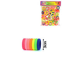 Резинка для волосся, мікрофібра ,98штук упаковка *