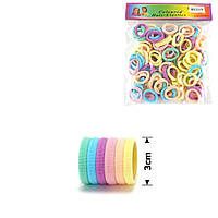 Резинка для волосся, мікрофібра ,98штук упаковка