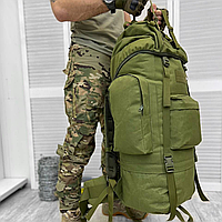Тактический рюкзак-баул военный, сумка транспортная армейский баул 100 литров хаки