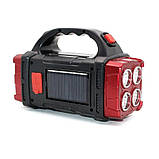 Ліхтар Hurry Bolt — HB-2678, 25 W з функцією повербанк на сонячній батареї, червоний, фото 2