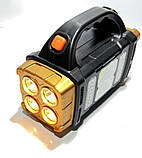 Ліхтар Hurry Bolt — HB-2678, 25 W з функцією повербанк на сонячній батареї, жовтогарячий, фото 3