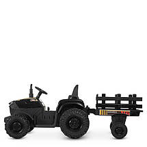 Дитячий електромобіль трактор Bambi М 4623EBLR-2 (24V) акумуляторний з пультом і причепом 2 мотори 200W MP3, фото 2