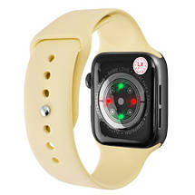Розумний годинник Smart Watch 6 Z32 PRO 44 mm алюміній тонометр крокомір оксиметр 2 ремінці райдужний жовтий, фото 3
