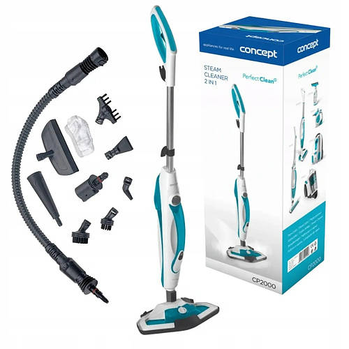 Пароочиститель Concept CP2000 2в1 для дома Швабра паровая для окон ...