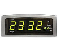 Часы будильник Caixing CX-818 настольные 220 W Серый