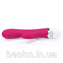 Вібратор із кліторальним стимулятором Dreamer Rechargeable Vibrator, фото 4