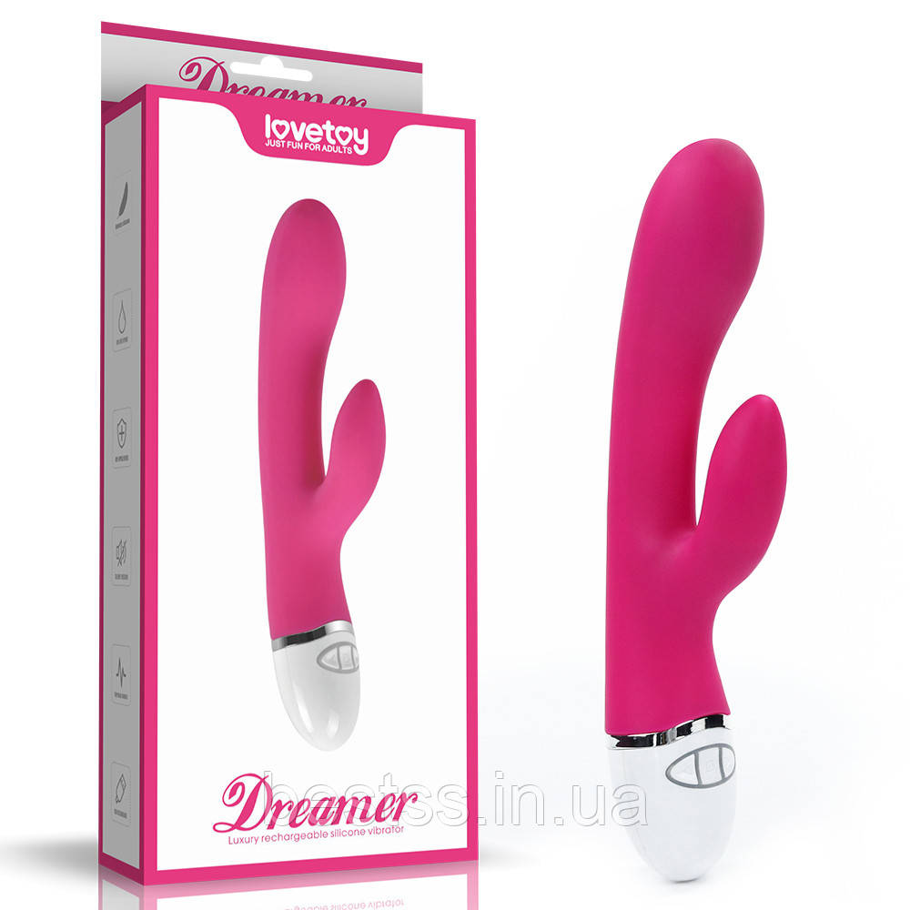 Вібратор із кліторальним стимулятором Dreamer Rechargeable Vibrator