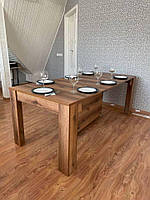 Стіл-трансформер Кантрі (1450 мм - 2450 мм) дуб тахо