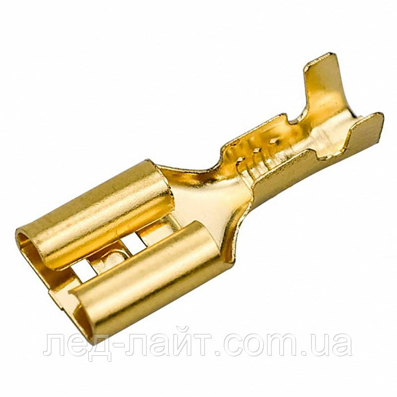 Кабельный наконечник ножевой (6.3мм) (ID#72660120), цена: 1.50 ...