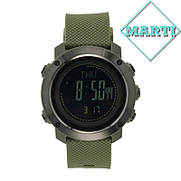 M-Tac часы тактические мультифункциональные Olive,часы оливая,военные часы электронные олива,часы с компасом