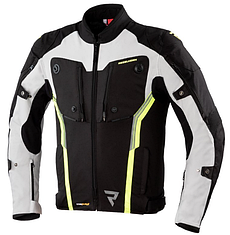 МОТОКУРТКА ТЕКСТИЛЬНА REBELHORN BORG BLACK/GREY/FLO YELLOW