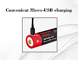 Акумулятор Vapcell P1409A 14500 950mah  (захист + Micro-USB зарядка), фото 4