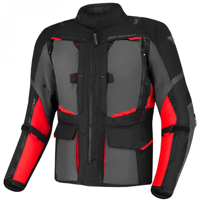МОТОКУРТКА ТЕКСТИЛЬНА SHIMA HERO 2.0 MEN JKT RED, фото 1