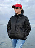 Весняна жіноча куртка чорна, фото 2