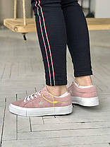 Жіночі Кеди Converse One Star Premium Suede Pink / Конверс Ван Стар Преміум Суейд Рожеві, фото 5