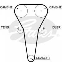 Ремень ГРМ Gates GATES 5567XSKIA CARENS II (FJ), KIA RIO седан (DC_), KIA RIO универсал (DC), KIA RIO