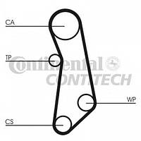 Ремінь ГРМ CONTITECH CT1114FIAT PANDA (141A_), FIAT PANDA (169), FIAT PANDA Van (169), FIAT SEICENTO / 600