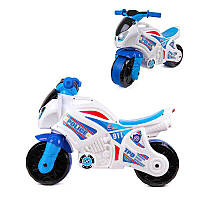 Біговел (велобіг, ранбайк, балансбайк) Technok Toys 5125 «Мотоцикл» (білий) [Склад зберігання: Одеса №4]