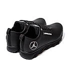 Чоловічі шкіряні кросівки Jordan Black, фото 4