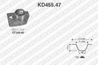 Комплект ремня ГРМ SNR KD45547MITSUBISHI CARISMA (DA_), MITSUBISHI CARISMA (DA_), MITSUBISHI SPACE STAR