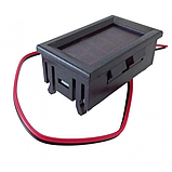 Цифровий Вольтметр 5-120v DC у корпусі (два дроти, червоний), фото 6