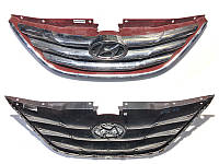 Б/У Решетка радиатора хром Америка 12- 863503S000 HYUNDAI Sonata YF 09-14