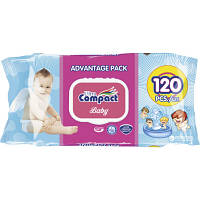 Детские влажные салфетки Ultra Compact Angels Baby 120 шт. с клапаном (8697420532789)