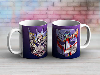 Чашка 330мл Трансформери "Автоботи та Десептікони" / Transformers