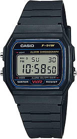 Годинник Casio F91W-1. Цифрові спортивні з класичним полімерним ремінцем