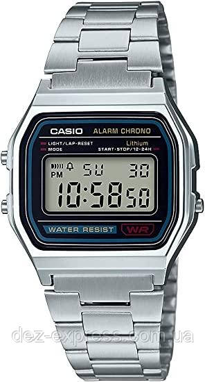 Часы Casio Men's A158WA-1CR Stainless Steel Digital Watch. Оригінал.