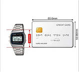 Часы Casio Men's A158WA-1DF Stainless Steel Digital Watch. Оригінал., фото 5