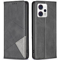 Чехол UniCase Geometric Pattern для Motorola Moto G13 / G23 - Black