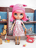 Сукня рожева з капелюшком для ляльки Блайз