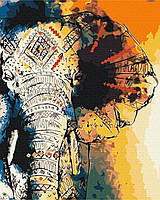 Картина по номерам Узор слона, 40х50 см