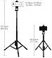 Мобільний штатив-трипод 2 в 1 з пультом для смартфона YunTeng VCT-1688, фото 9