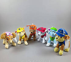 М'яка іграшка М 14750 (360) 6 видів "Браві цуценята"  Собачки патруль