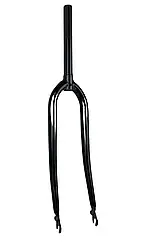 Вилка 24" сталева шток 1" Чорна