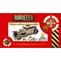 Дерев'яний конструктор "Автомобіль Roadster", 3D-пазл, розвиваючі іграшки
