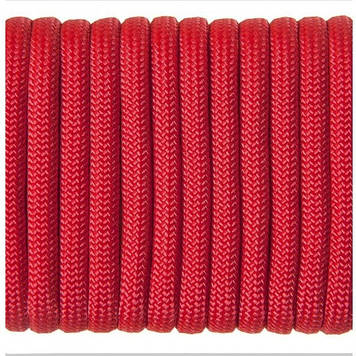 Паракорд Paracord 550 Type III 100% нейлон шнур 7-жильний колір Червоний