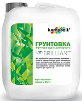 Kompozit Ґрунтовка акрилова водно-дисперсійна Brilliant, 1 л