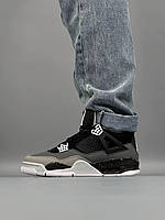 Чоловічі кросівки Nike Air Jordan 4 Retro Fear Pack  весна-осінь повсякденні. Живе фото, фото 7