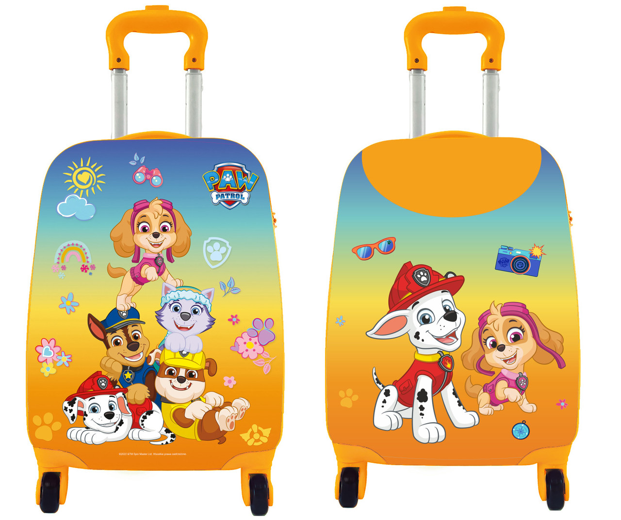 Валіза на коліщатках Paw Patrol жовта велика BC-PP-006, фото 1