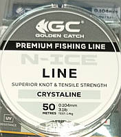 Леска GC N-Ice 50м Crystaline 0.104 мм (1.4 кг/ 3.1 lb)