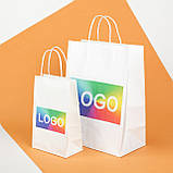 Друк на пакетах 500 шт - Крафт пакети з логотипом, фото 2