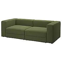 JÄTTEBO Модульний диван 3-місний Самсала темно-жовто-зелений