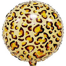 Фольгована кулька коло Леопард 18" Китай